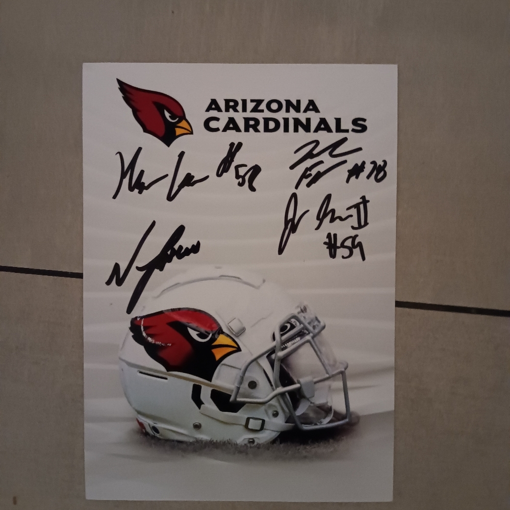 Arizona Cardinals Signed By Four Palyers.